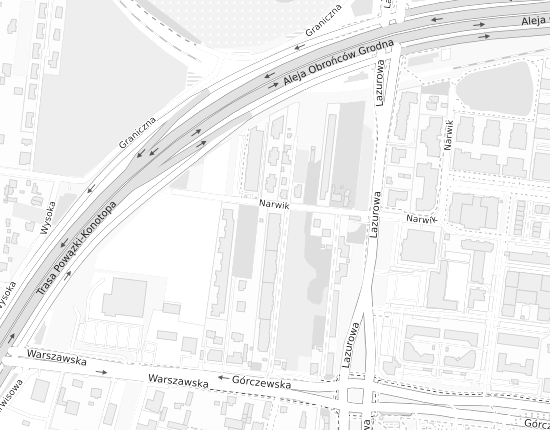 Mapa z adresem organizacji