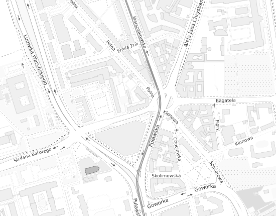 Mapa z adresem organizacji