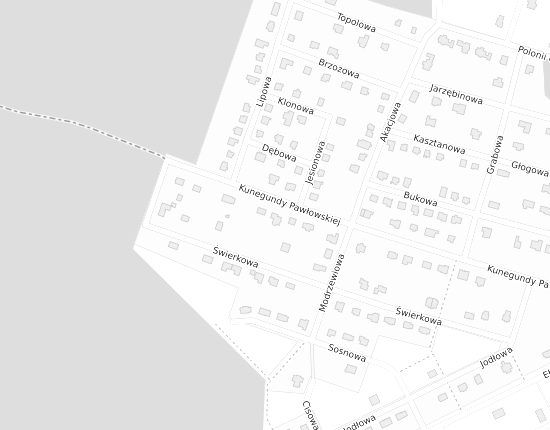 Mapa z adresem organizacji