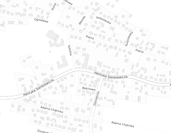 Mapa z adresem organizacji