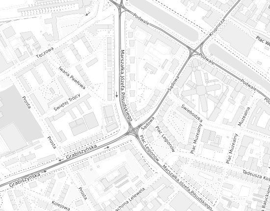 Mapa z adresem organizacji