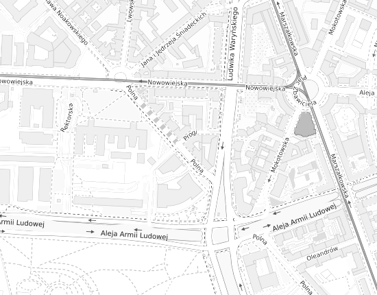 Mapa z adresem organizacji