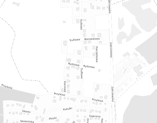 Mapa z adresem organizacji