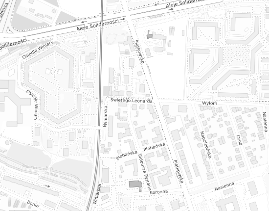 Mapa z adresem organizacji