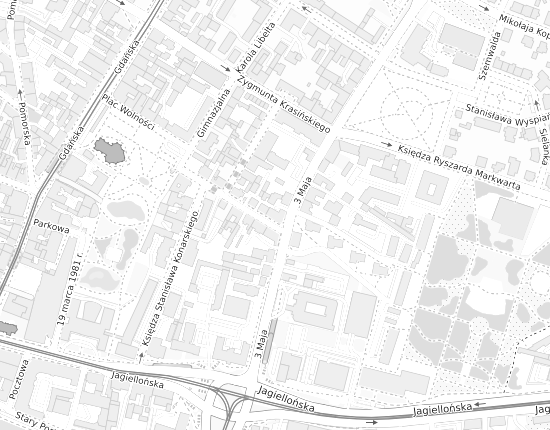 Mapa z adresem organizacji