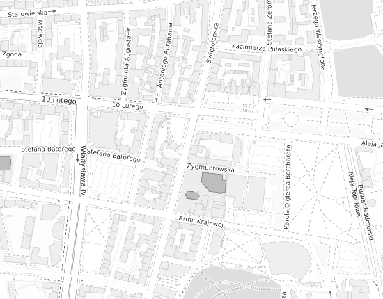 Mapa z adresem organizacji