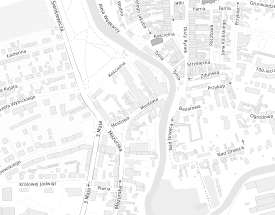 Mapa z adresem organizacji