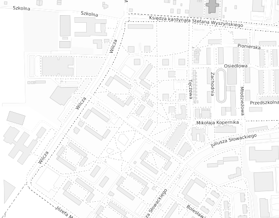 Mapa z adresem organizacji