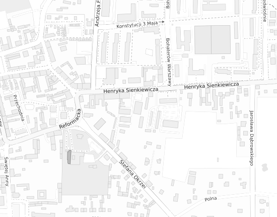 Mapa z adresem organizacji