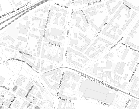 Mapa z adresem organizacji
