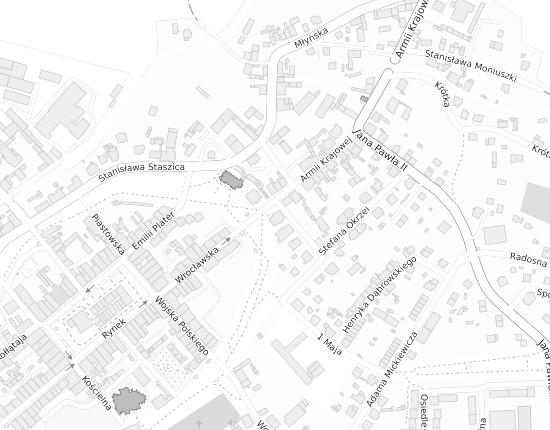 Mapa z adresem organizacji