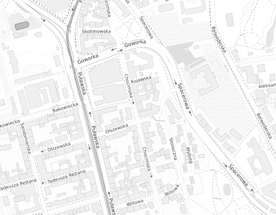 Mapa z adresem organizacji