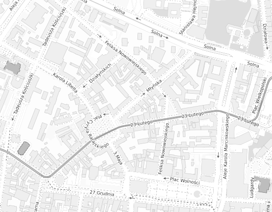 Mapa z adresem organizacji