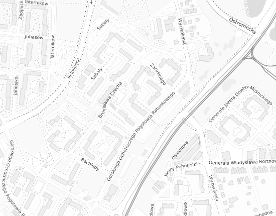 Mapa z adresem organizacji