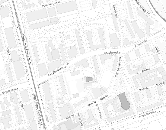 Mapa z adresem organizacji