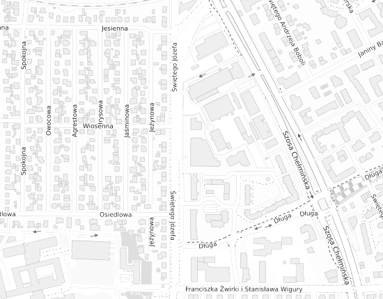 Mapa z adresem organizacji