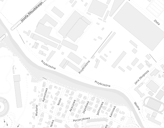 Mapa z adresem organizacji