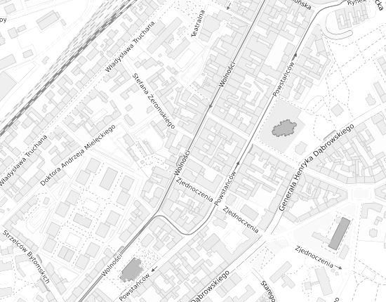 Mapa z adresem organizacji