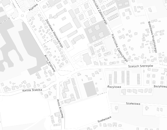 Mapa z adresem organizacji