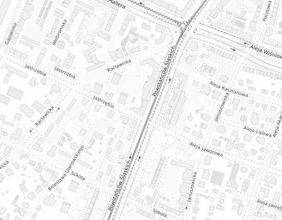 Mapa z adresem organizacji