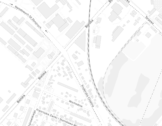 Mapa z adresem organizacji