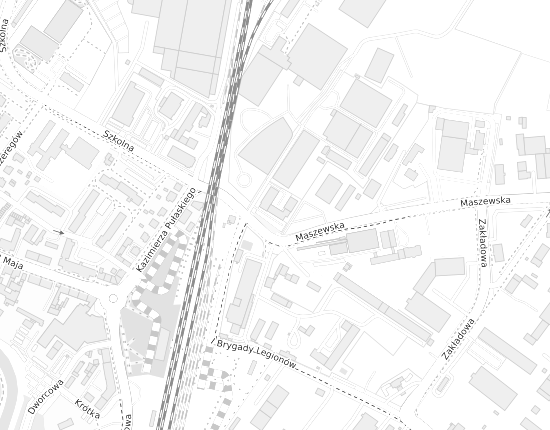 Mapa z adresem organizacji