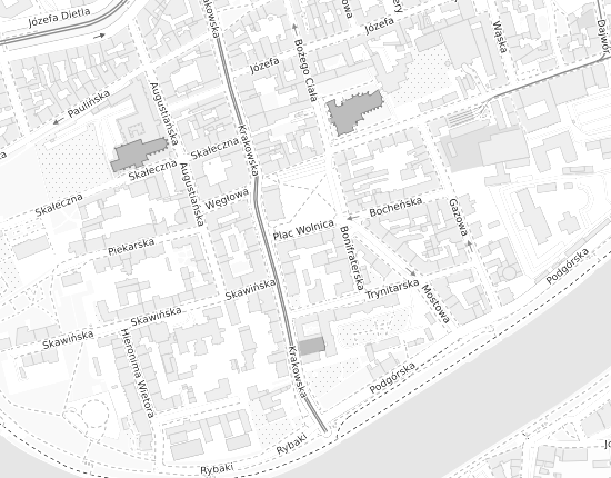 Mapa z adresem organizacji