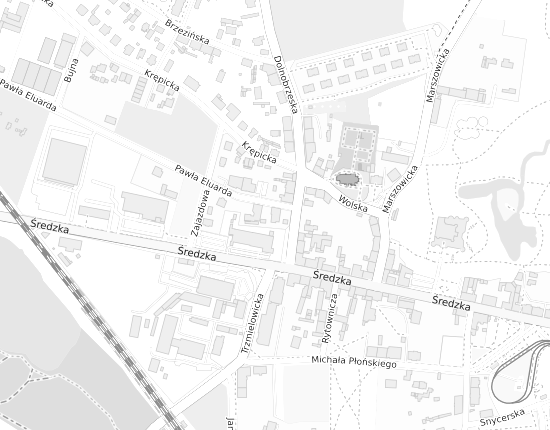 Mapa z adresem organizacji