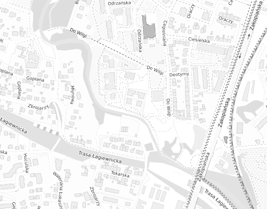 Mapa z adresem organizacji