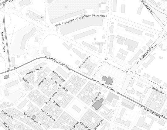 Mapa z adresem organizacji