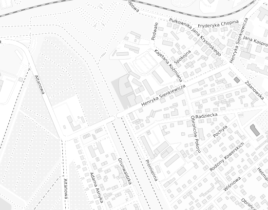 Mapa z adresem organizacji