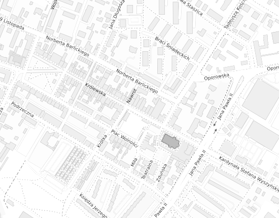 Mapa z adresem organizacji
