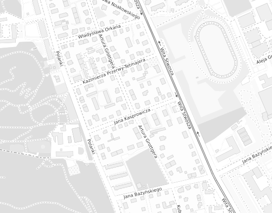 Mapa z adresem organizacji