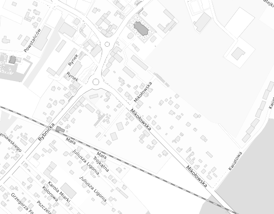 Mapa z adresem organizacji