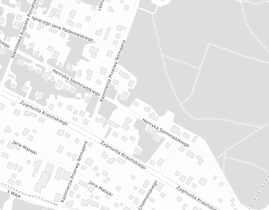 Mapa z adresem organizacji