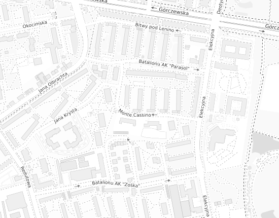 Mapa z adresem organizacji