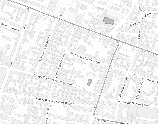 Mapa z adresem organizacji