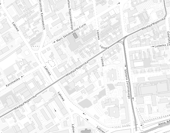 Mapa z adresem organizacji
