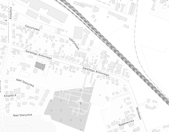 Mapa z adresem organizacji