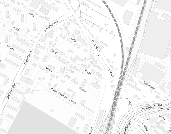 Mapa z adresem organizacji