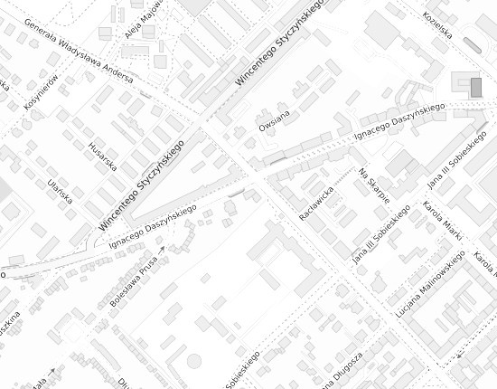 Mapa z adresem organizacji