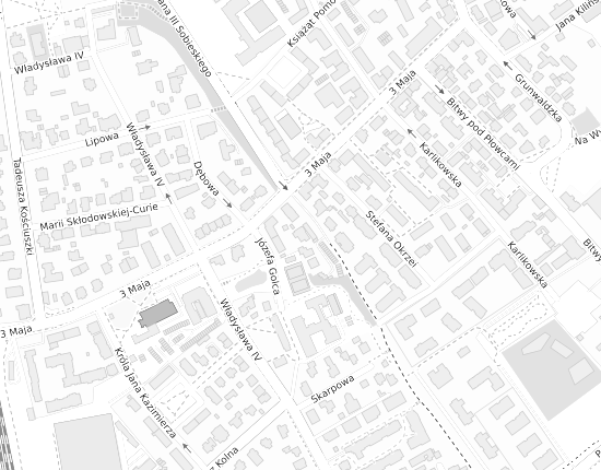 Mapa z adresem organizacji
