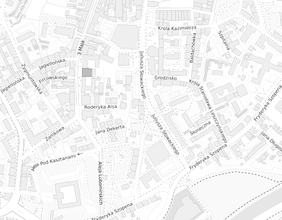 Mapa z adresem organizacji
