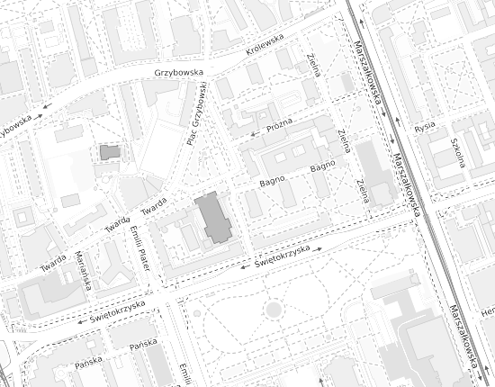 Mapa z adresem organizacji