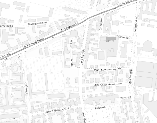 Mapa z adresem organizacji