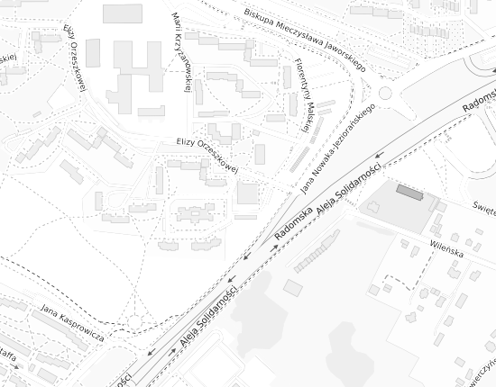 Mapa z adresem organizacji