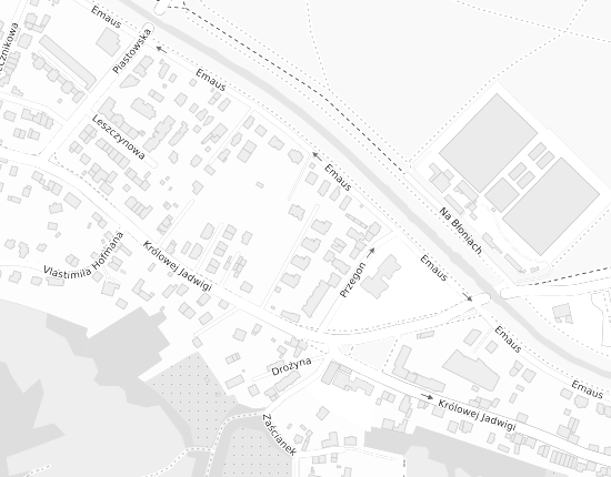 Mapa z adresem organizacji
