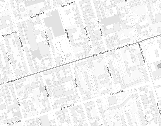 Mapa z adresem organizacji
