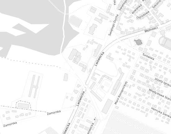 Mapa z adresem organizacji