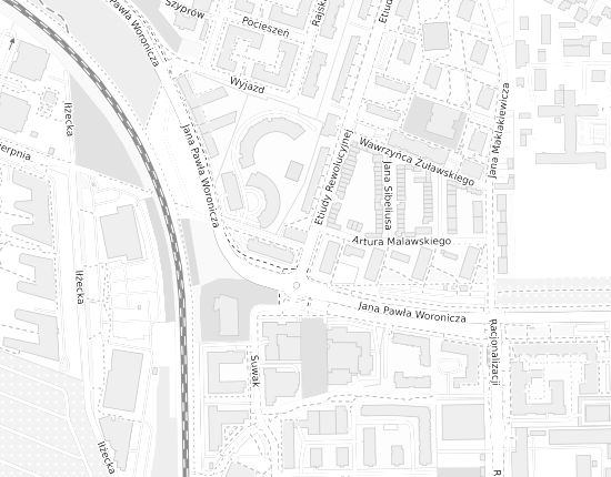 Mapa z adresem organizacji